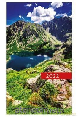 Kalendarz 2022 Tygodniowy Kolorowy góry [KALENDARZ]