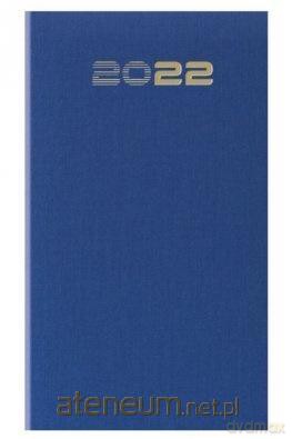 Kalendarz 2022 Tygodniowy Standard niebieski [KALENDARZ]