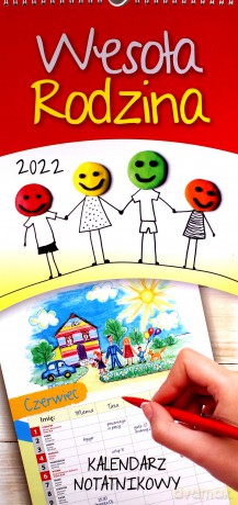 Kalendarz 2022 Wesoła rodzina [KALENDARZ]