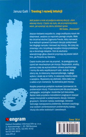 Trening I Rozwój Intuicji - Janusz Galli [KSIĄŻKA]