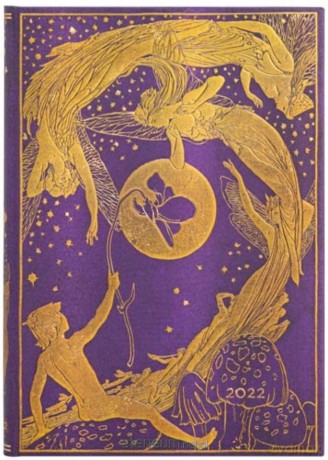 Kalendarz książkowy midi 2022 12M Violet Fairy [KALENDARZ]