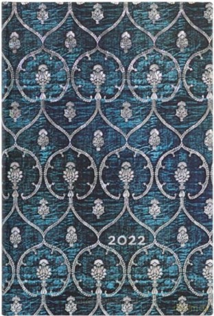 Kalendarz książkowy mini 2022 12M Blue Velvet [KALENDARZ]