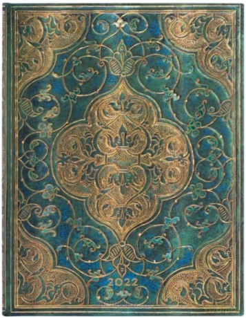 Kalendarz książkowy ultra 2022 12M Turquoise [KALENDARZ]