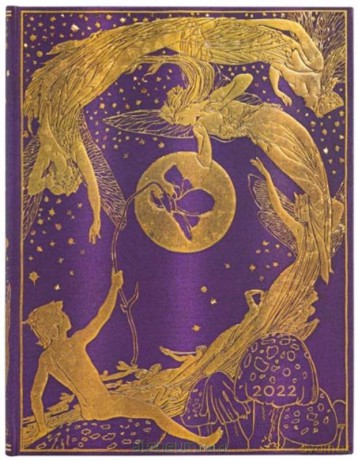 Kalendarz książkowy ultra 2022 12M Violet Fairy [KALENDARZ]
