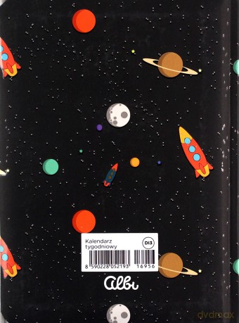 Kalendarz tygodniowy 2022 Space [KALENDARZ]
