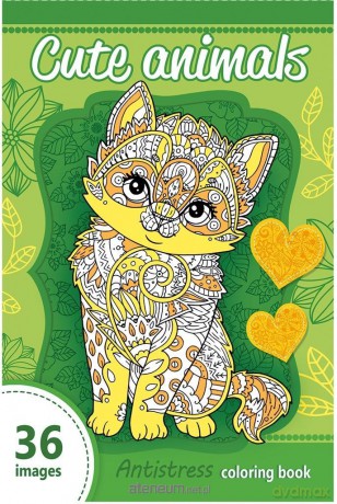 Kolorowanka antystresowa 124x197 Cute Animal 36 [KSIĄŻKA]