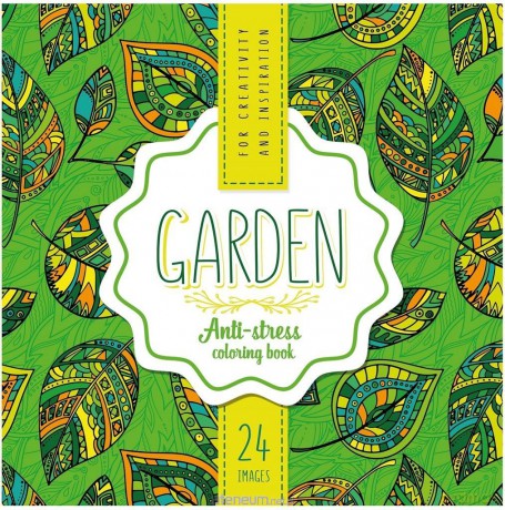 Kolorowanka antystresowa 200x200 12 Garden [KSIĄŻKA]
