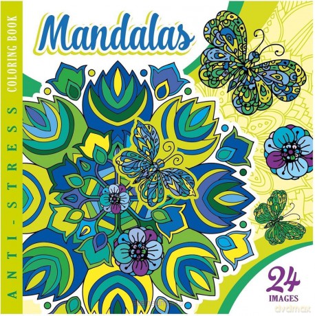 Kolorowanka antystresowa 200x200 12 Mandalas [KSIĄŻKA]