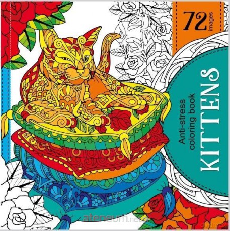Kolorowanka antystresowa 200x200 Kittens [KSIĄŻKA]