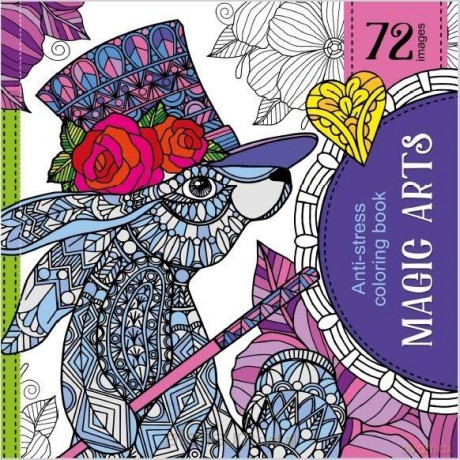 Kolorowanka antystresowa 200x200 Magic Arts [KSIĄŻKA]