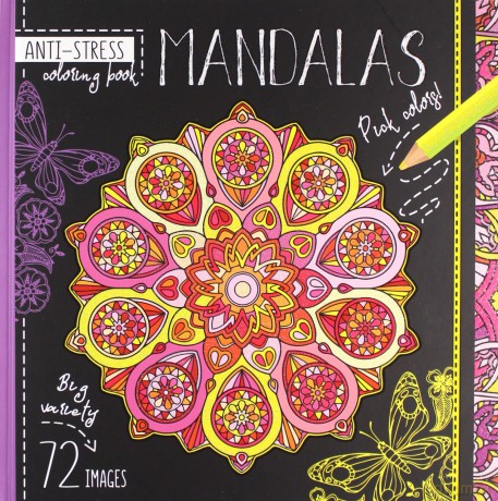 Kolorowanka antystresowa 200x200 Mandalas [KSIĄŻKA]