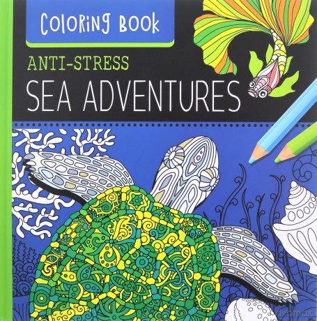 Kolorowanka antystresowa 250x250 Sea Adventures [KSIĄŻKA]