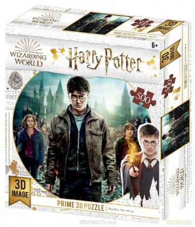 Magiczne puzzle 500 Harry Potter Złota Trójka [PUZZLE]