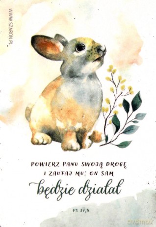 Magnes na lodówkę - zajączek