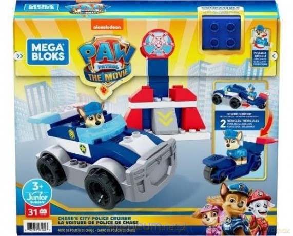 Mega Bloks Psi Patrol Radiowóz Chase'a [KLOCKI]