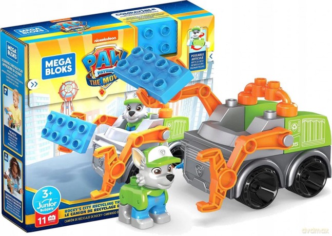 Mega Bloks Psi Patrol Śmieciarka Rocky'ego [KLOCKI]