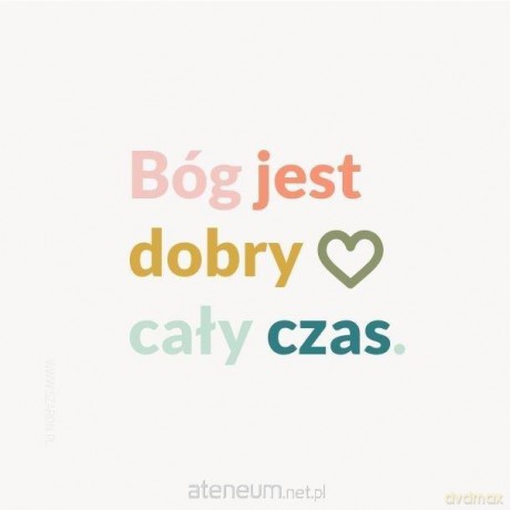 Podstawka korkowa - Bóg jest dobry KOLOR