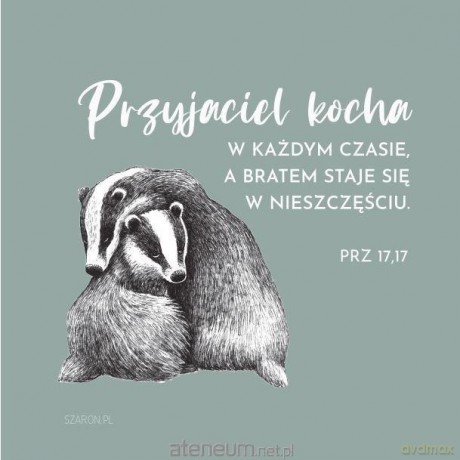 Podstawka korkowa - Przyjaciel kocha