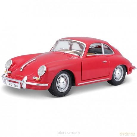 Porsche 356B Coupe Red 1:24