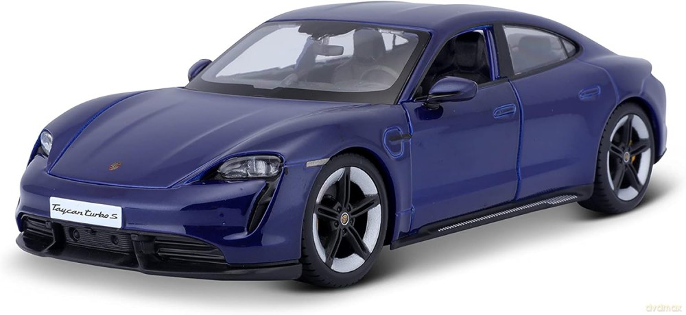 Porsche Taycan Turbo S Blue 1:24