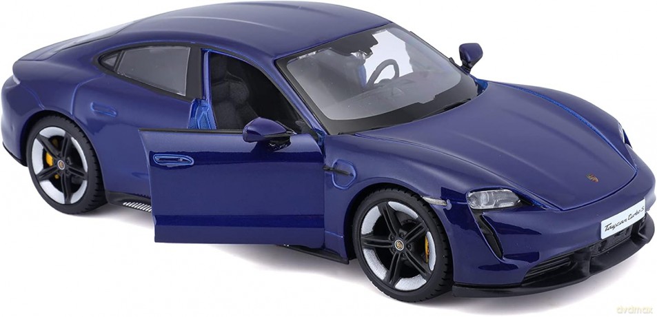Porsche Taycan Turbo S Blue 1:24