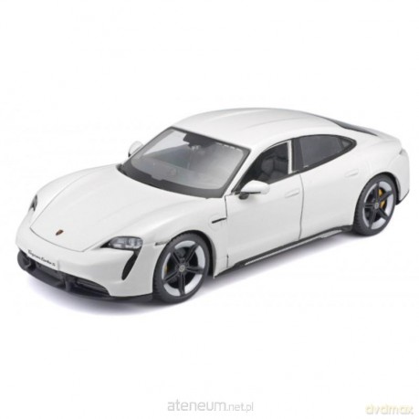 Porsche Taycan Turbo S White 1:24
