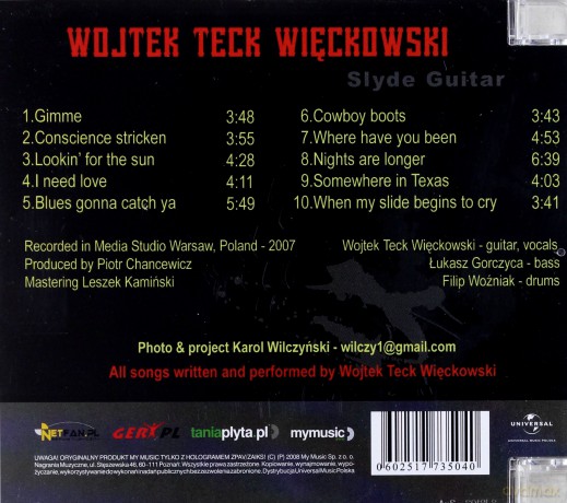 Wojtek Teck Więckowski - Slyde Guitar [CD]
