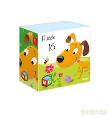 Puzzle 16 el.Piesek [PUZZLE]