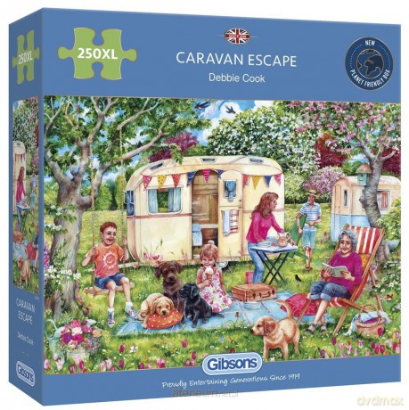 Puzzle 250 el. XL Czas na kemping [PUZZLE]