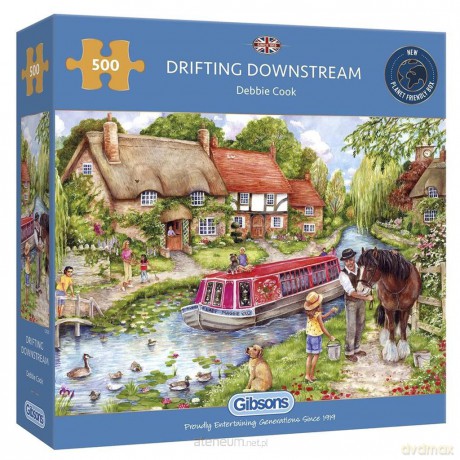 Puzzle 500 el. Dryfowanie w dół rzeki [PUZZLE]