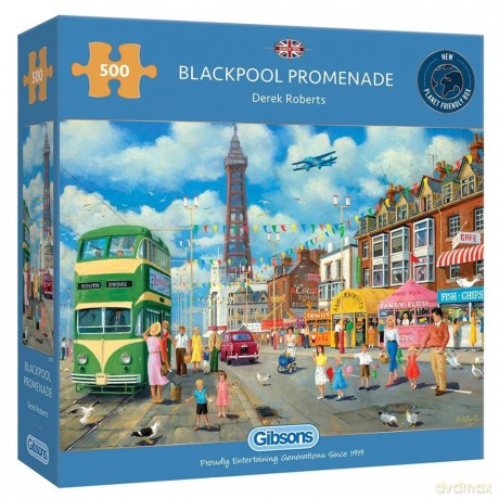Puzzle 500 el. Promenada w Blackpool/Anglia [PUZZLE]