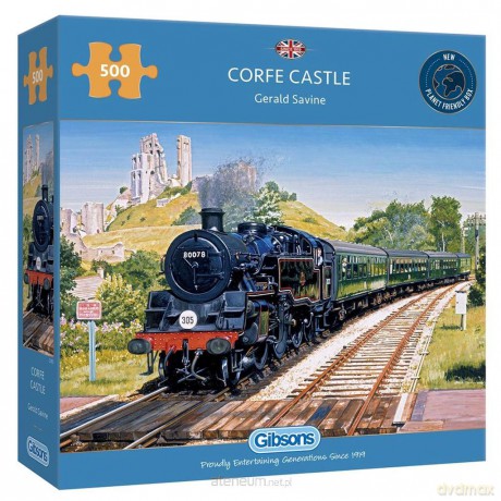 Puzzle 500 el. Przyjazd do Corfe Castle/Anglia [PUZZLE]