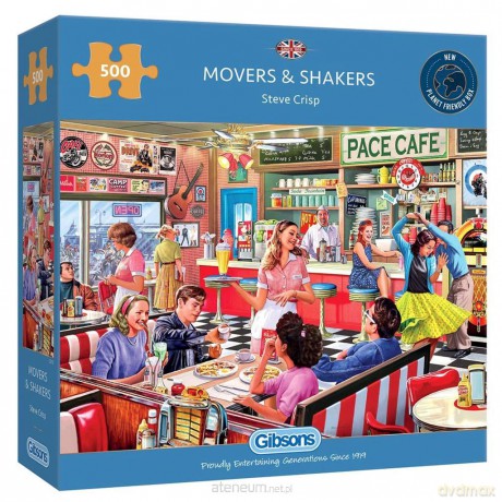 Puzzle 500 el. Restauracja w stylu retro [PUZZLE]