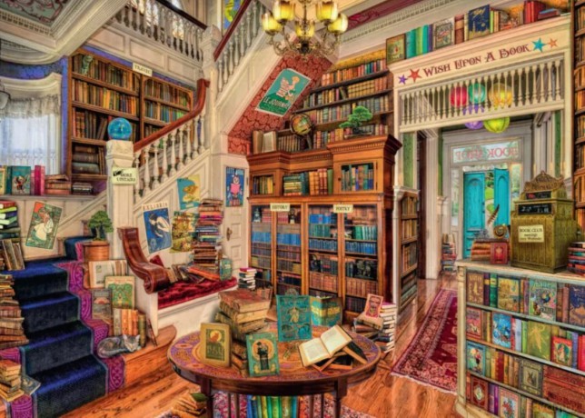 RAVENSBURGER 1000 el. Fantastyczna księgarnia [PUZZLE]