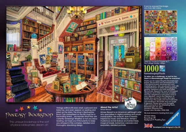 RAVENSBURGER 1000 el. Fantastyczna księgarnia [PUZZLE]