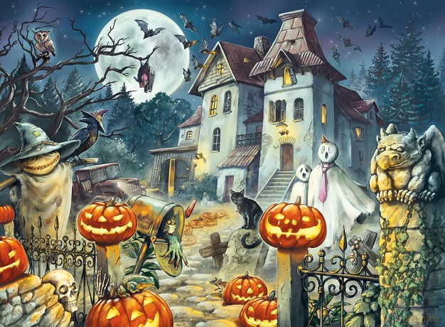 RAVENSBURGER 300 el. Haloween [PUZZLE]