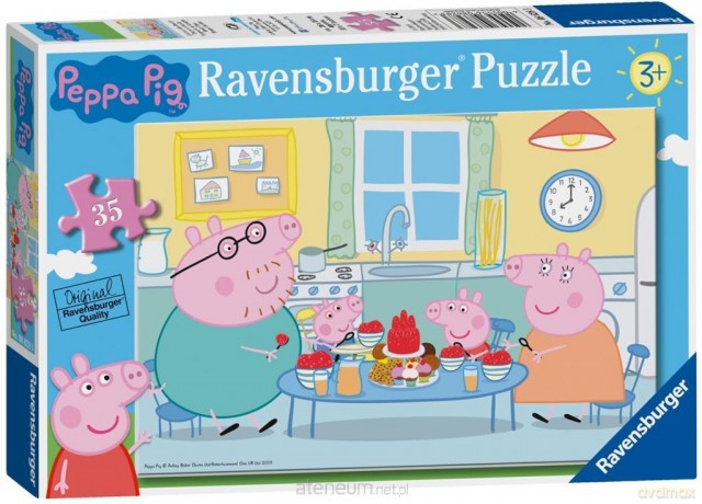 RAVENSBURGER 35 el. Świnka Peppa. Deser [PUZZLE]