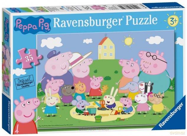 RAVENSBURGER 35 el. Świnka Peppa. Piknik [PUZZLE]