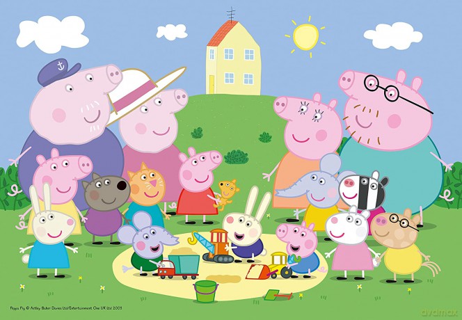 RAVENSBURGER 35 el. Świnka Peppa. Piknik [PUZZLE]