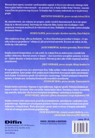 33 Sposoby Na Kryzys Gospodarczy - Hermann Simon [KSIĄŻKA]