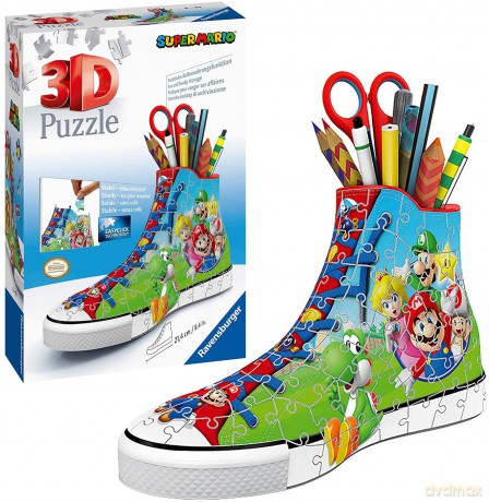 RAVENSBURGER 3D 108 Trampek Super Mario [PUZZLE]