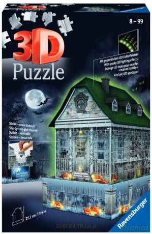 RAVENSBURGER 3D 216 Nawiedzony dom świecący w ciemności [PUZZLE]