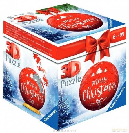 RAVENSBURGER 3D 54 el. Świąteczne dekoracje motyw 1 [PUZZLE]