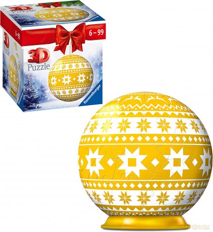 RAVENSBURGER 3D 54 el. Świąteczne dekoracje motyw 2 [PUZZLE]