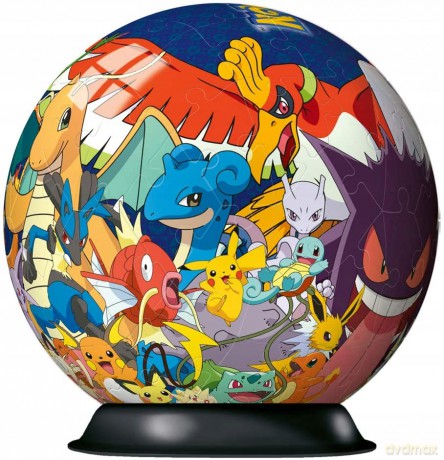 RAVENSBURGER 3D 72 el. Kula Pokemon [PUZZLE]