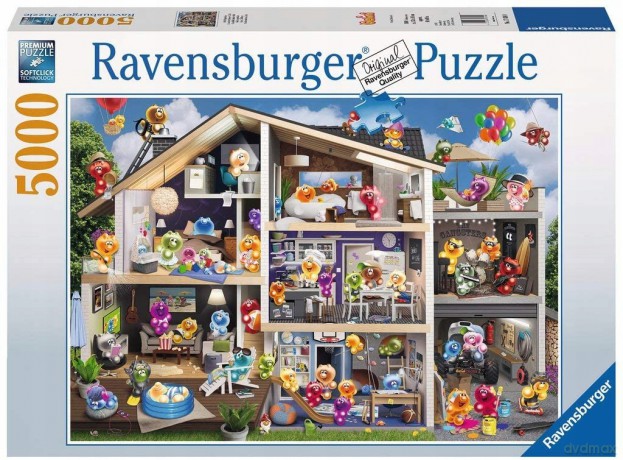 RAVENSBURGER 5000 el. Dom dla lalek [PUZZLE]