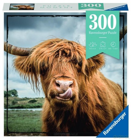 RAVENSBURGER Moment 300 el. Szkocka krowa [PUZZLE]