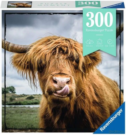 RAVENSBURGER Moment 300 el. Szkocka krowa [PUZZLE]