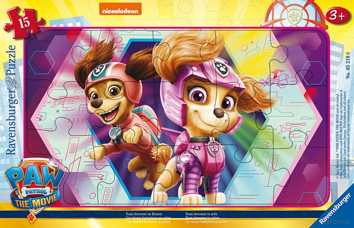 RAVENSBURGER w ramce 15 el. Psi Patrol fIlm [PUZZLE]