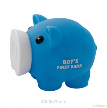 Skarbonka Świnka Boy's First Bank niebieska